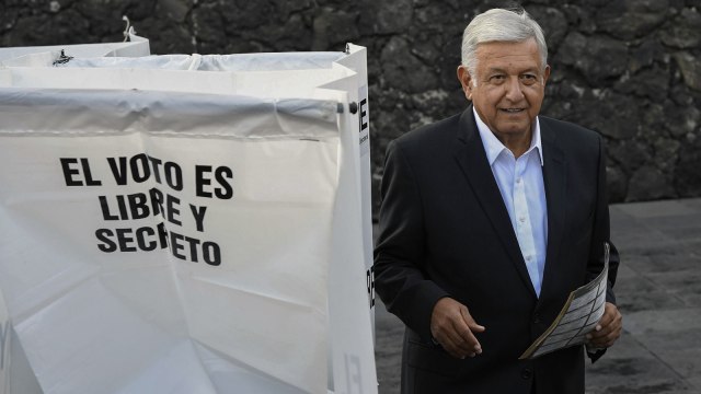 Capres Meksiko Andreas Manuel Lopez   (Foto: AFP/ALFREDO ESTRELLA )