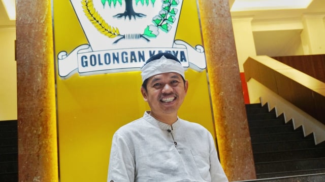 Dedi Mulyadi di DPP Partai Golkar. (Foto: Jamal Ramadhan/ kumparan)