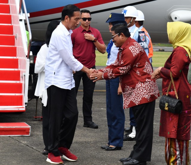 Jokowi dan Iriana Kunker ke Sulses (Foto: Biro Pers Setpres)