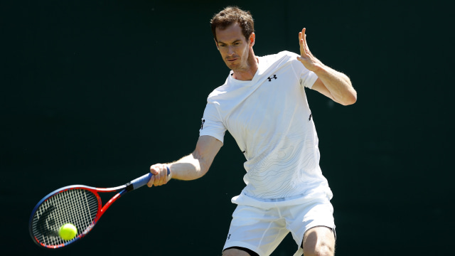Andy Murray mengundurkan diri dari Wimbledon 2018. (Foto: REUTERS/Peter Nicholls)