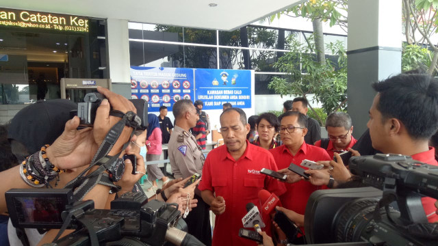 TV One laporkan akun Bola_Gila ke Polda Metro Jaya (Foto: Ainul Qalbi/kumparan)