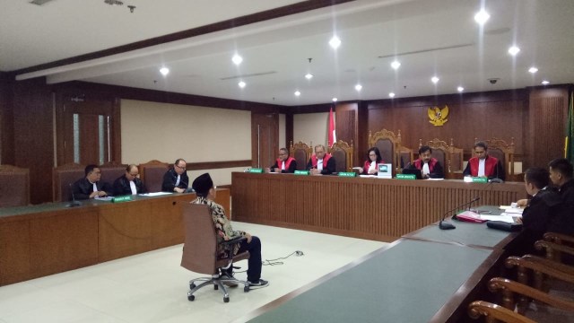 Lamteng Rusliyanto di Pengadilan Tipikor (Foto: Adim Mugni/kumparan)
