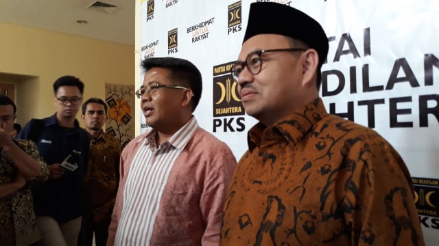 Sudirman Said dan Sohibul Iman di PKS. (Foto: Raga Imam/kumparan)