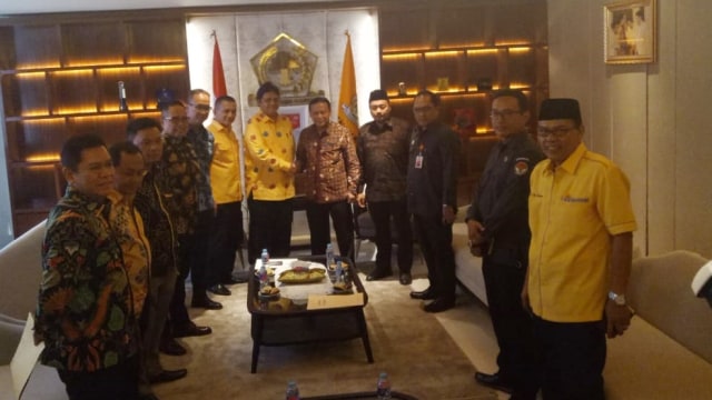 Kunjungan Bawaslu di DPP Golkar, Jakarta, Senin (2/7) (Foto: Fahrian Saleh/kumparan)