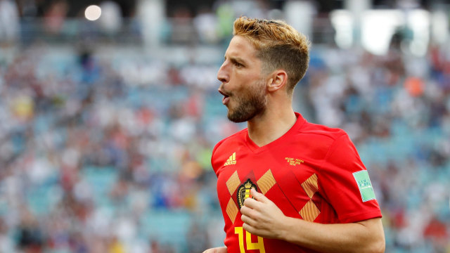 Mertens baru cetak satu gol untuk Belgia. (Foto: REUTERS/Francois Lenoir)