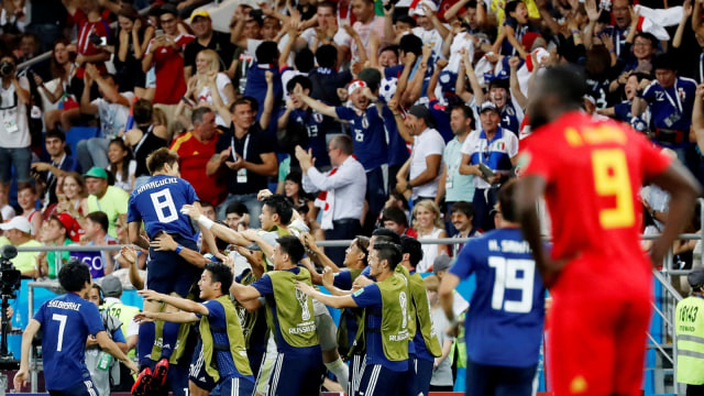 Belgia vs Jepang (Foto: Toru Hanai/Reuters)