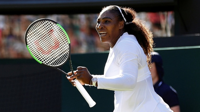 Serena Williams di Wimbledon. (Foto:  REUTERS/Peter Nicholls)