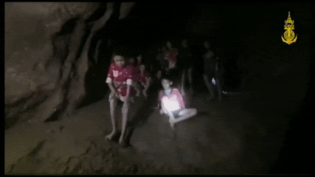12 anak ditemukan di gua Thailand (Foto: Dok. Navy Seal Thailand)