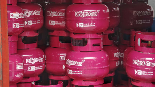 Tabung gas LPG 3kg Nonsubsidi (Foto: Fitra Andrianto/kumparan)