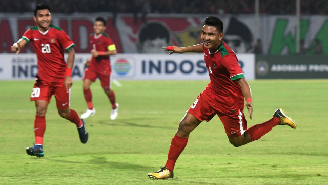 Indonesia U-19 vs Singapura U-19 (Foto: ANTARAFOTO/ Zabur Karuru)
