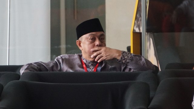 Politikus PKS Tamsil Linrung penuhi panggilan KPK. (Foto: Fanny Kusumawardhani/kumparan)