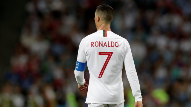 Cristiano Ronaldo di Piala Dunia 2018. (Foto: Reuters/Henry Romero)