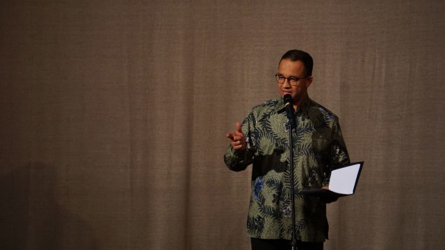 Gubernur DKI Anies Baswedan di Indonesia Channel 2018.  (Foto: Jamal Ramadan/kumparan)