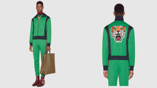 Gucci Tiger Patch Technical Jersey Jacket (Foto: Dok. Gucci)