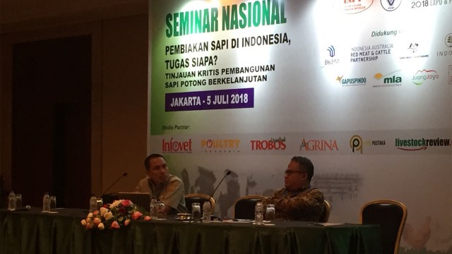 Seminar Nasional Pembiakan Sapi di Indonesia 2018. (Foto: Abdul Latif/kumparan)