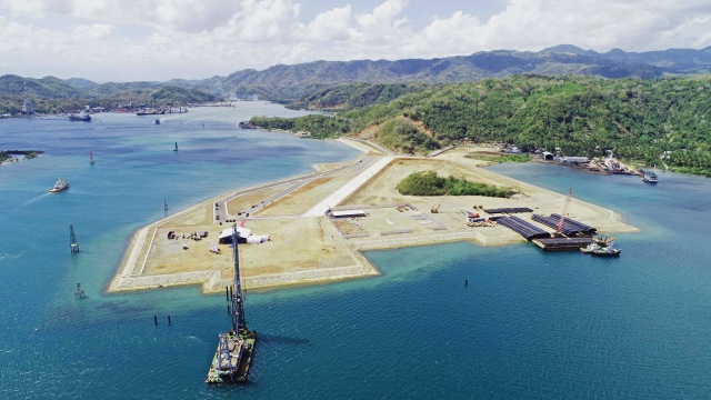 Groundbreaking Terminal Gilimas (Foto: Dok. Pelindo III)
