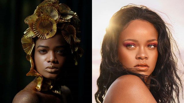 Renee Kujur yang mirip Rihanna  (Foto: Dok. Renee Kujur & Rihanna)