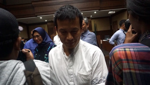 Khairudin di Pengadilan Tipikor, Jakarta. (Foto: Fanny Kusumawardhani/kumparan)