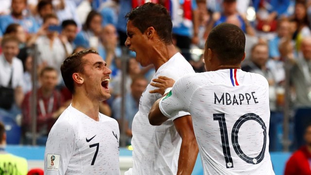 Uruguay vs Prancis (Foto: Darren Staples/Reuters)