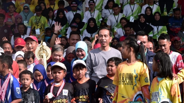 Jokowi bertemu komunitas dan atlet panah di istana Bogor (Foto: Muchlis Jr - Biro Pers Setpres)