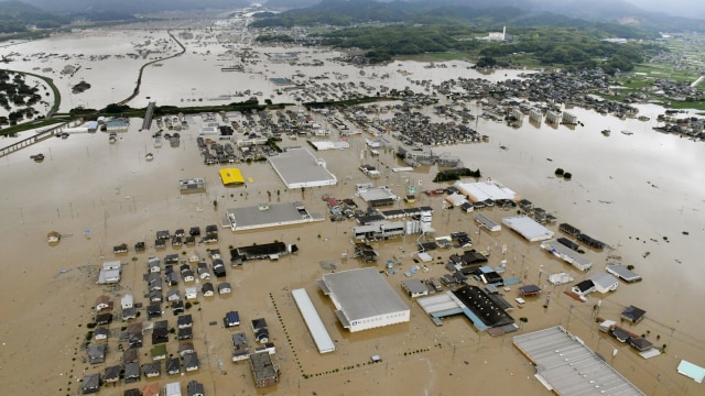 Banjir Melanda Jepang (Foto: REUTERS)