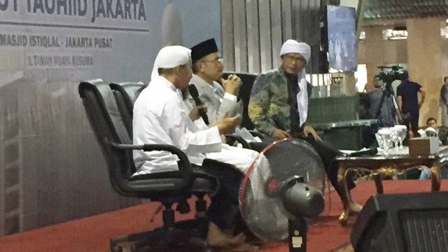 Aa Gym dan TGB di Istiqlal (Foto: Fachrul Irwinsyah/kumparan)