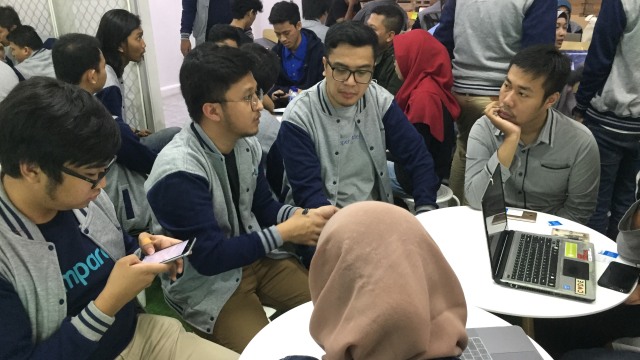 Diskusi kelompok Ideathon 2018. (Foto: Sayid Mulki/kumparan)