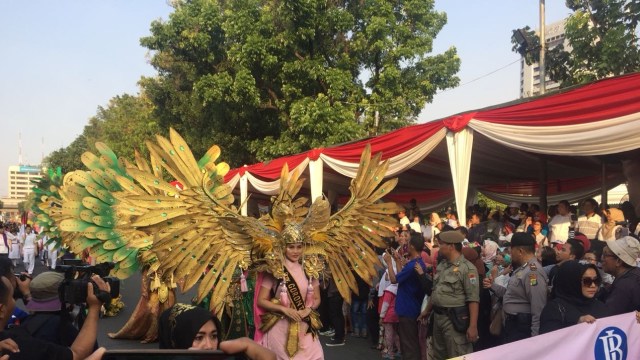 Ragam pertunjukan dan kesenian di Jakarnaval 2018 (Foto: Reki Febrian/kumparan)