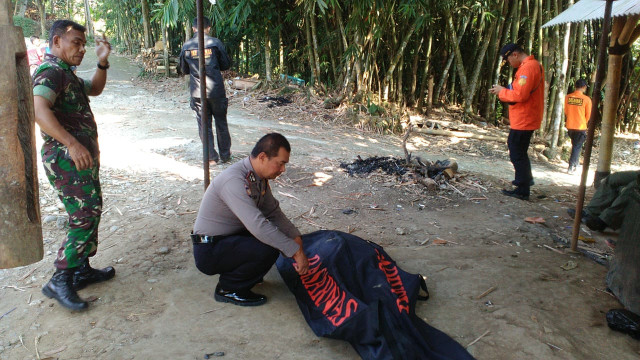 Pria tewas tenggelam saat cari biawak (Foto: Dok Polres Bogor)