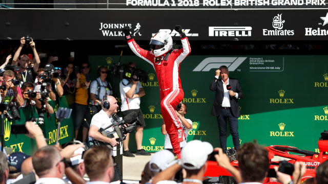 Vettel juara GP Inggris. Foto: Reuters/Matthew Childs