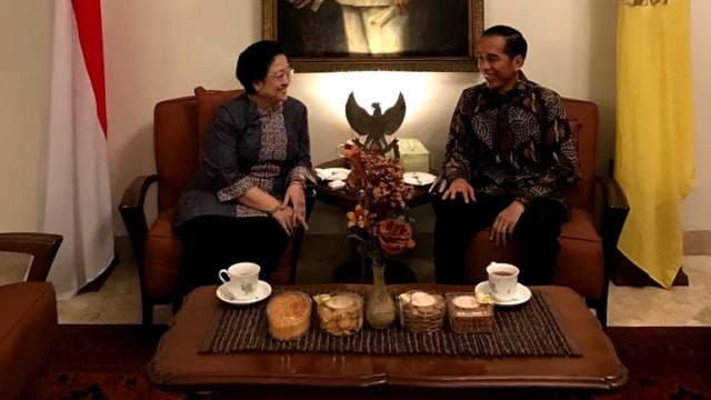 Pertemuan antara Megawati dan Joko Widodo. (Foto: Dok. PDIP)