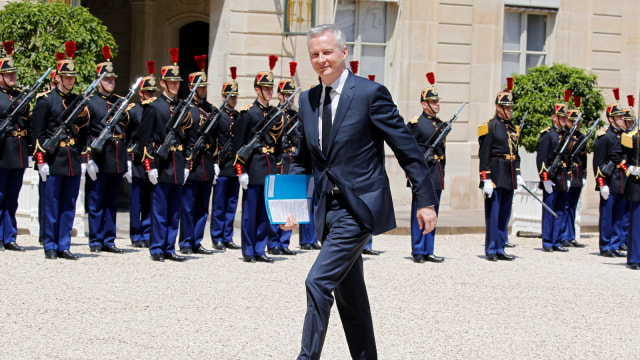 Menkeu Prancis, Bruno Le Maire (Foto: REUTERS/Regis Duvignau)
