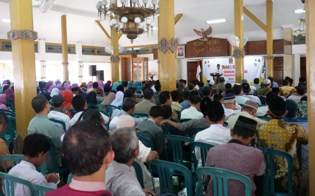 Keluarga Besar PKS Kabupaten Ngawi Gelar Halal Bihalal di Pendopo Wedya Graha