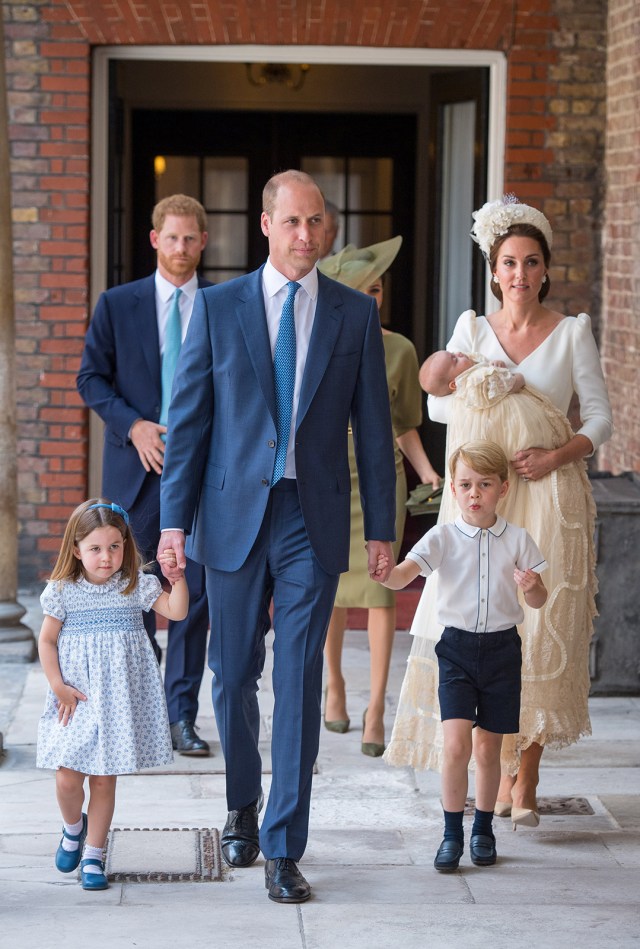 Kate Middleton di Pembatisan Pangeran Louis (Foto: Dominic Lipinski/REUTERS)