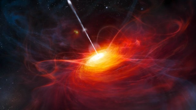 Ilustrasi quasar. (Foto: NASA JPL)