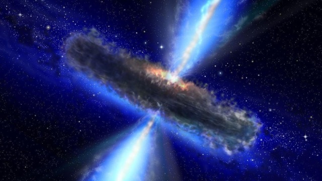 Ilustrasi quasar. (Foto: NASA/ESA)