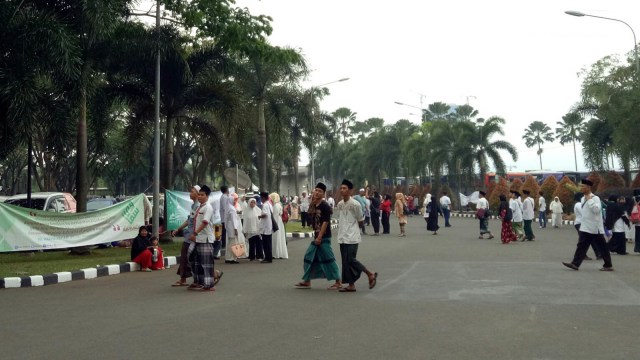 Massa ulama muda pendukung Jokowi padati SICC Bogor. (Foto: Jihad Akbar/kumparan)