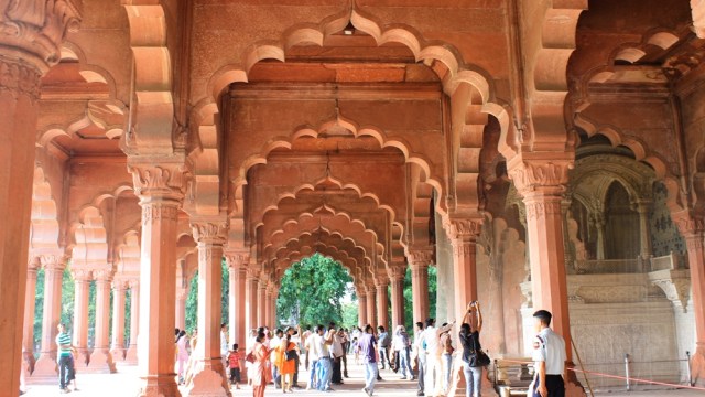 Salah satu bagian di Amber Fort, India. (Foto: Flickr/saorabh26)