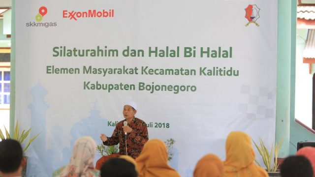Exxon Gelar Halal Bihalal di Kecamatan Kalitidu Bojonegoro (1)