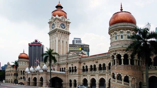 Gedung Sultan Abdul Samad, Kuala Lumpur. (Foto: Flickr/Bernard Spragg. NZ)