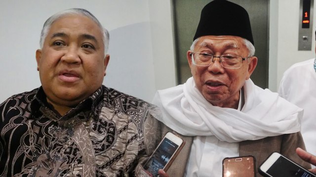 Ma'ruf Amin dan Ma'ruf Amin. (Foto: Yuana Fatwalloh/kumparan dan Irfan Adi Saputra/kumparan )