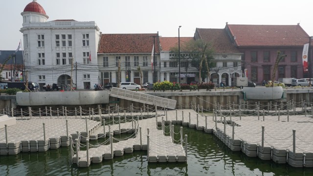 Pemandangan Kali Besar pada 11 Juli 2018 (Foto: Helmi Afandi Abdullah/kumparan)