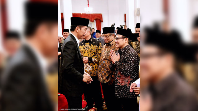 Jokowi dan Cak Imin di Istana Negara (Foto: Agus Suparto/Presidential Palace)