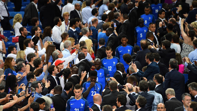 Prancis gagal di Piala Eropa 2016. (Foto: FRANCK FIFE / AFP)
