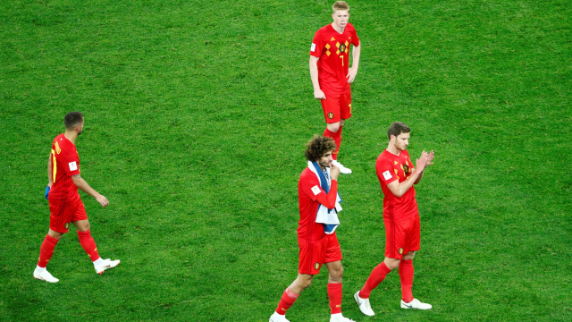 Belgia gagal ke final Piala Dunia 2018. (Foto: REUTERS/Max Rossi)