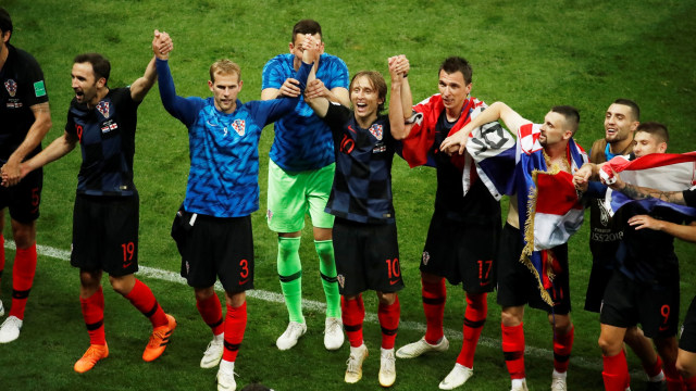 Kroasia menjejak final Piala Dunia 2018. (Foto: REUTERS/Christian Hartmann)