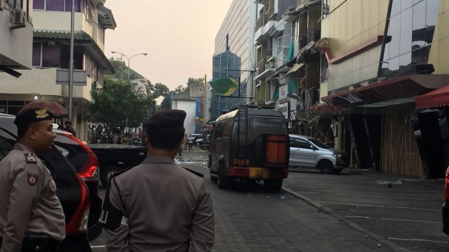 Ledakan di Ruko Kebayoran Baru (Foto: Raga Imam/kumparan)