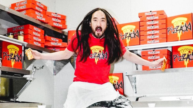 Steve Aoki (Foto: Instagram @pizzaoki)