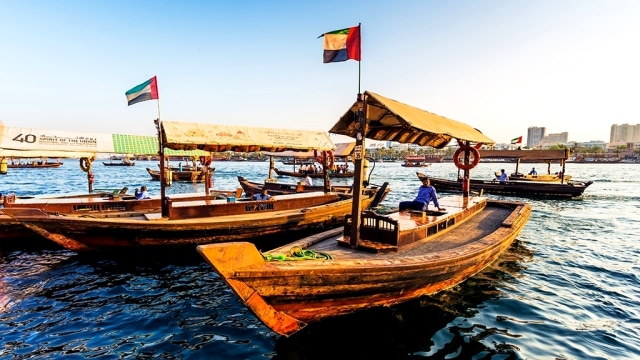 Perahu Abra. (Foto: Dok. Dubai Tourism)