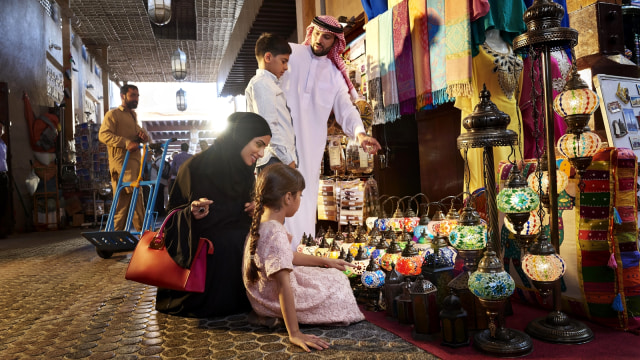 Pasar Kain di Dubai. (Foto: Dok. Dubai Tourism)
